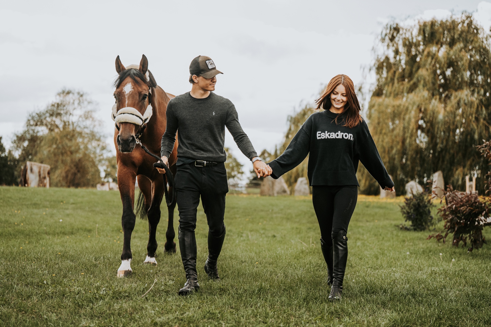 Společná procházka s koněm v areálu Horse Academy